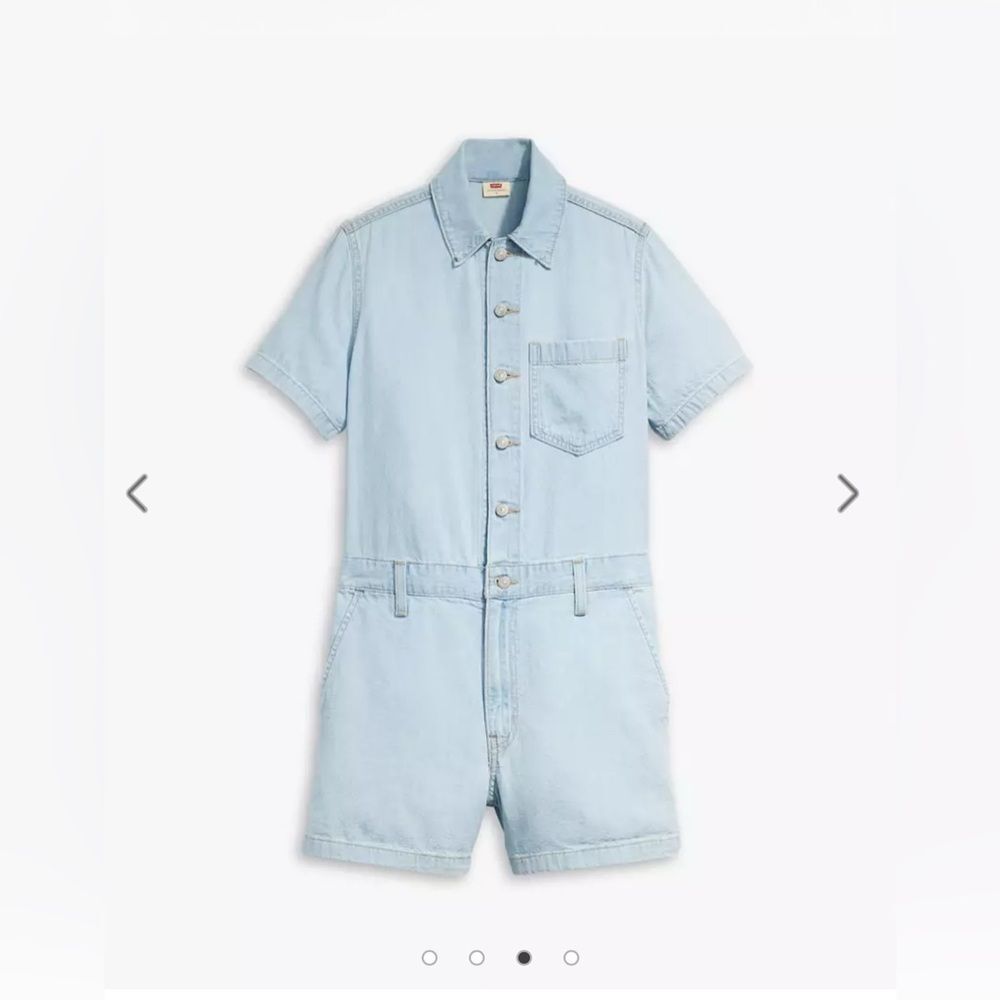 Levi's NWT Heritage denim short sleeve romper - Picture 3 of 8